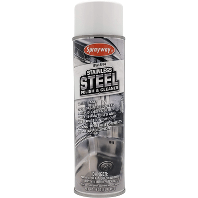 Sprayway Stainless Steel Polish & Cleaner - Water-Based